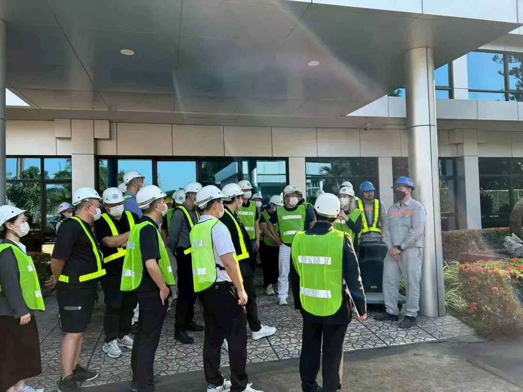 On-site inspection of the factory in Thailand